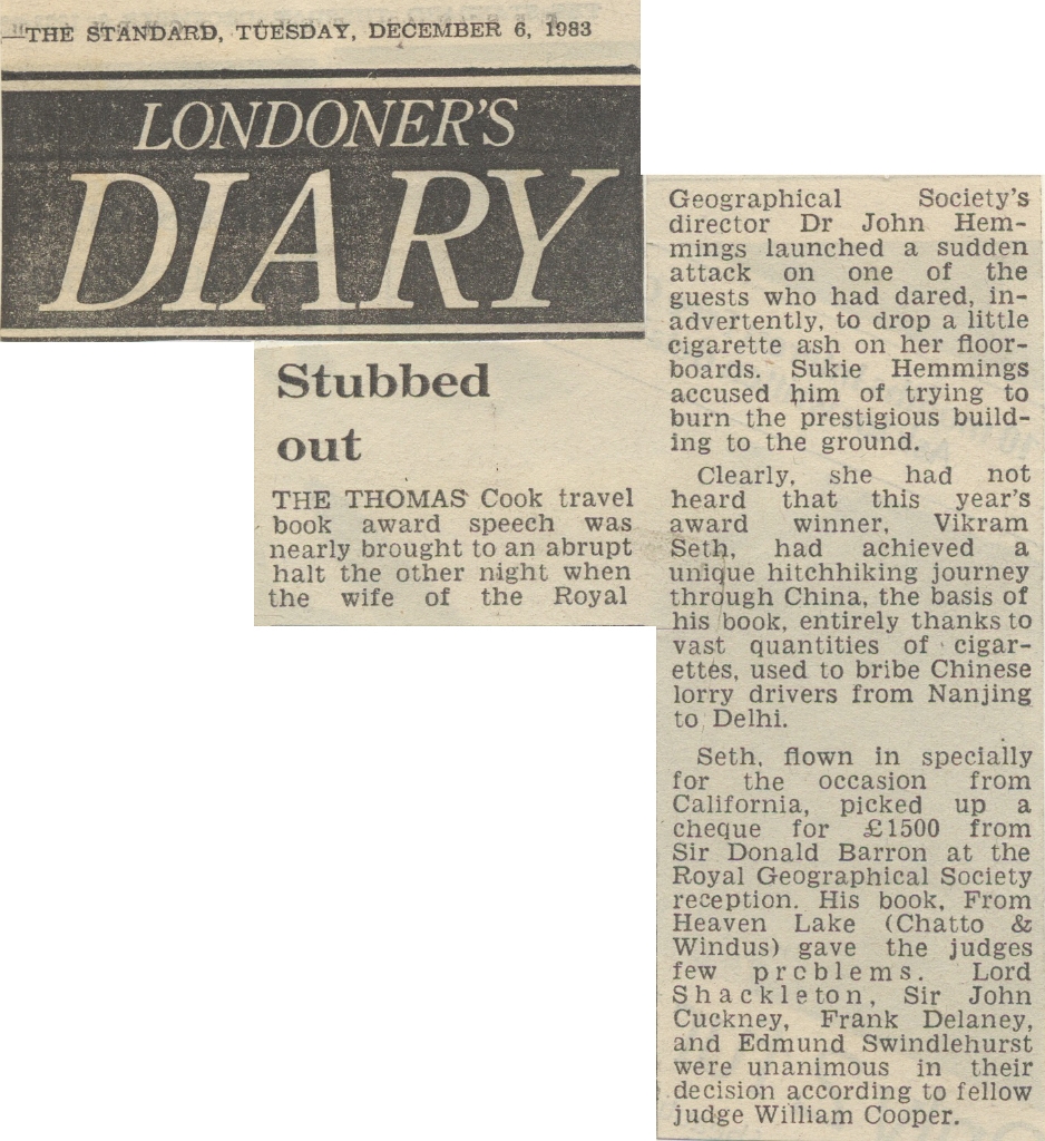 19831206 DR JOHN HEMMINGS VIKRAM SETH ROYAL GEOGRAPHICAL SOCIETY ES.jpg